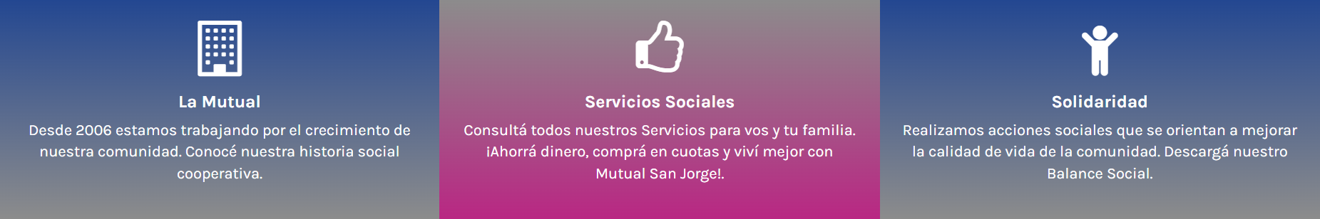 La Mutual, Servicios Sociales, Solidaridad